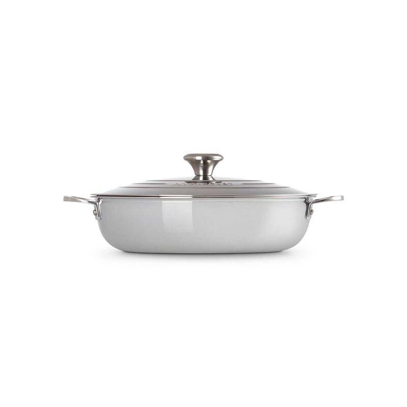 Le Creuset 3-PLY Stainless Steel Shallow Casserole with Lid 30cm image number 2